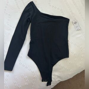 Abercrombie one sleeve bodysuit